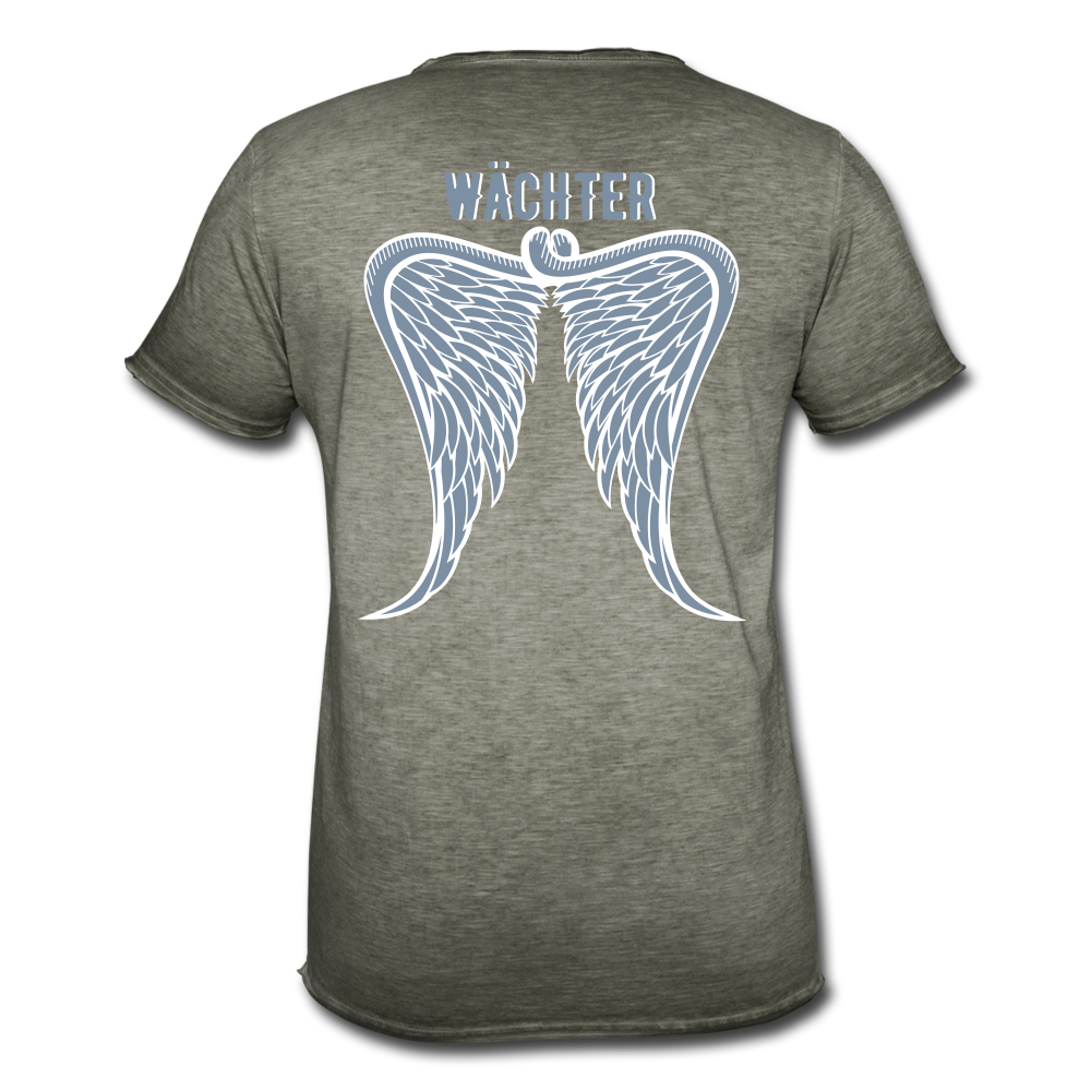 Angel Wings Vintage T-Shirt (m) 💍 Partnerlook - Vintage Khaki
