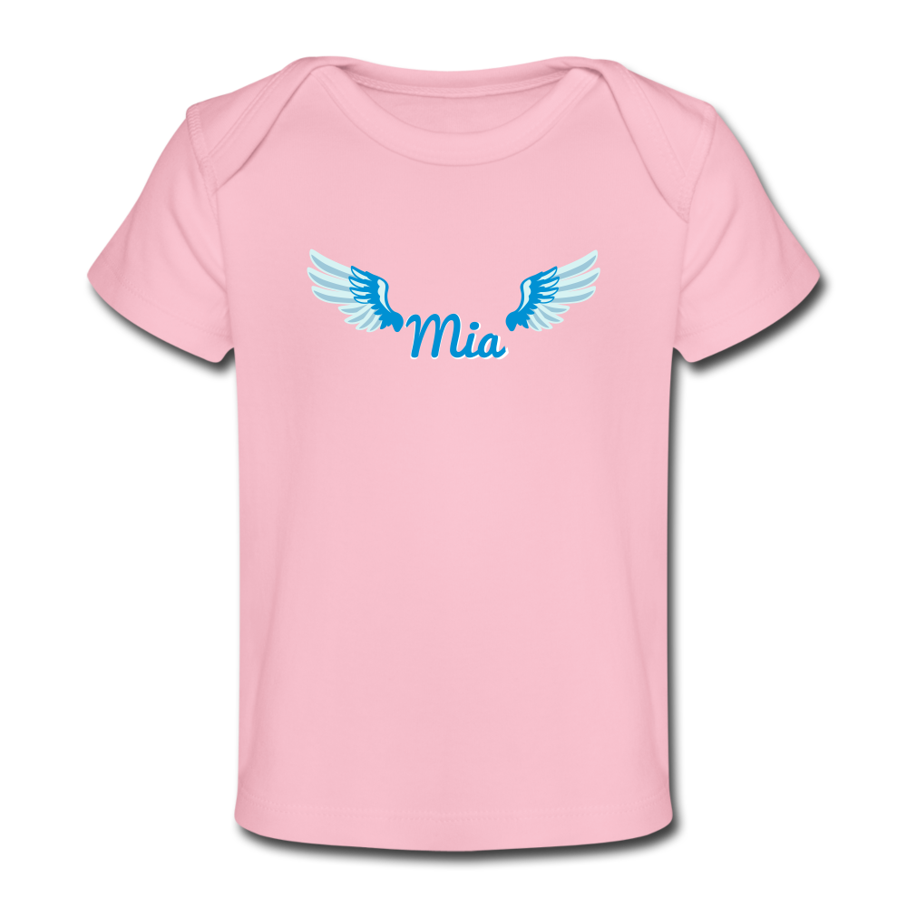 Mia - Baby Bio-T-Shirt - Hellrosa