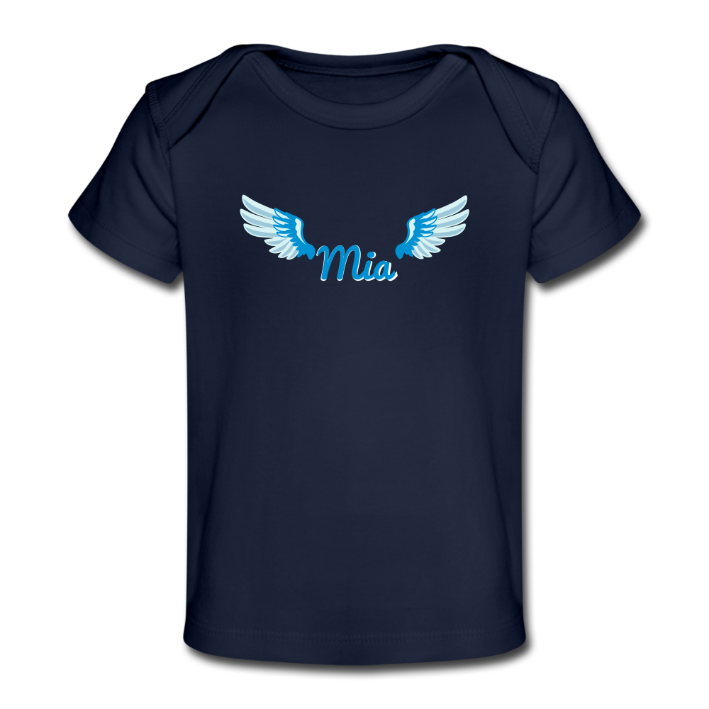 Mia - Baby Bio-T-Shirt - Dunkelnavy