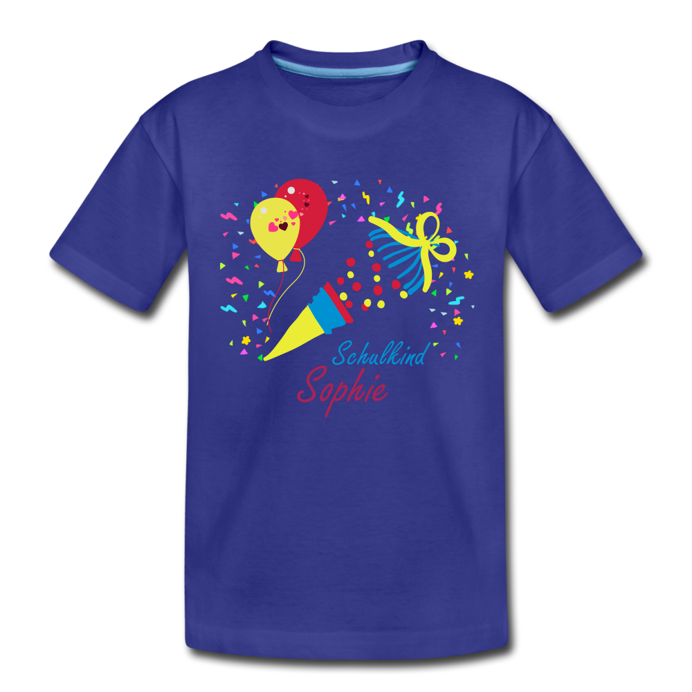 Schulkind Sophie - Premium T-Shirt - Königsblau