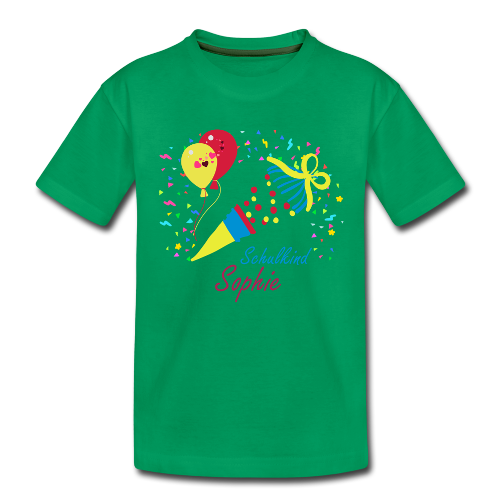 Schulkind Sophie - Premium T-Shirt - Kelly Green