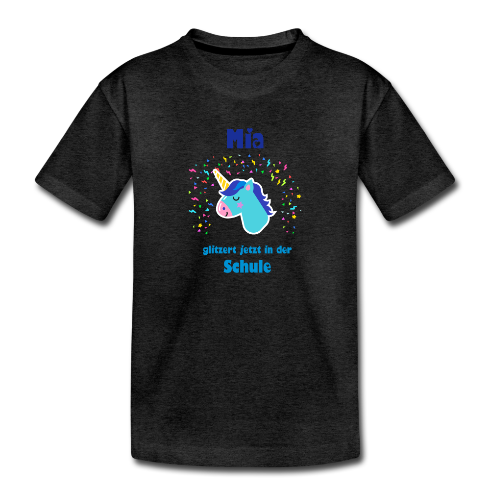 Mia - Einschulung - Kinder Premium T-Shirt - Anthrazit