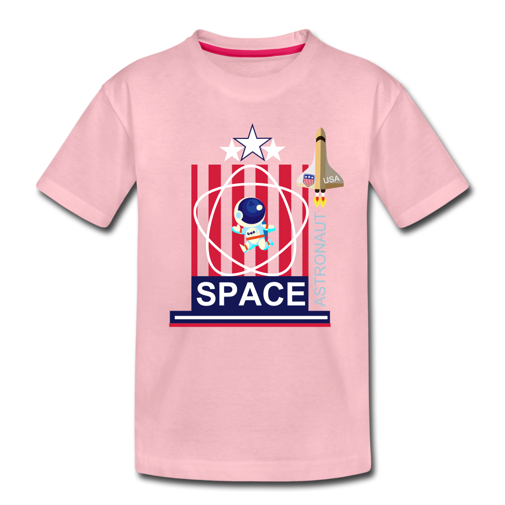 SPACE Astronaut - Kinder Premium T-Shirt - Hellrosa