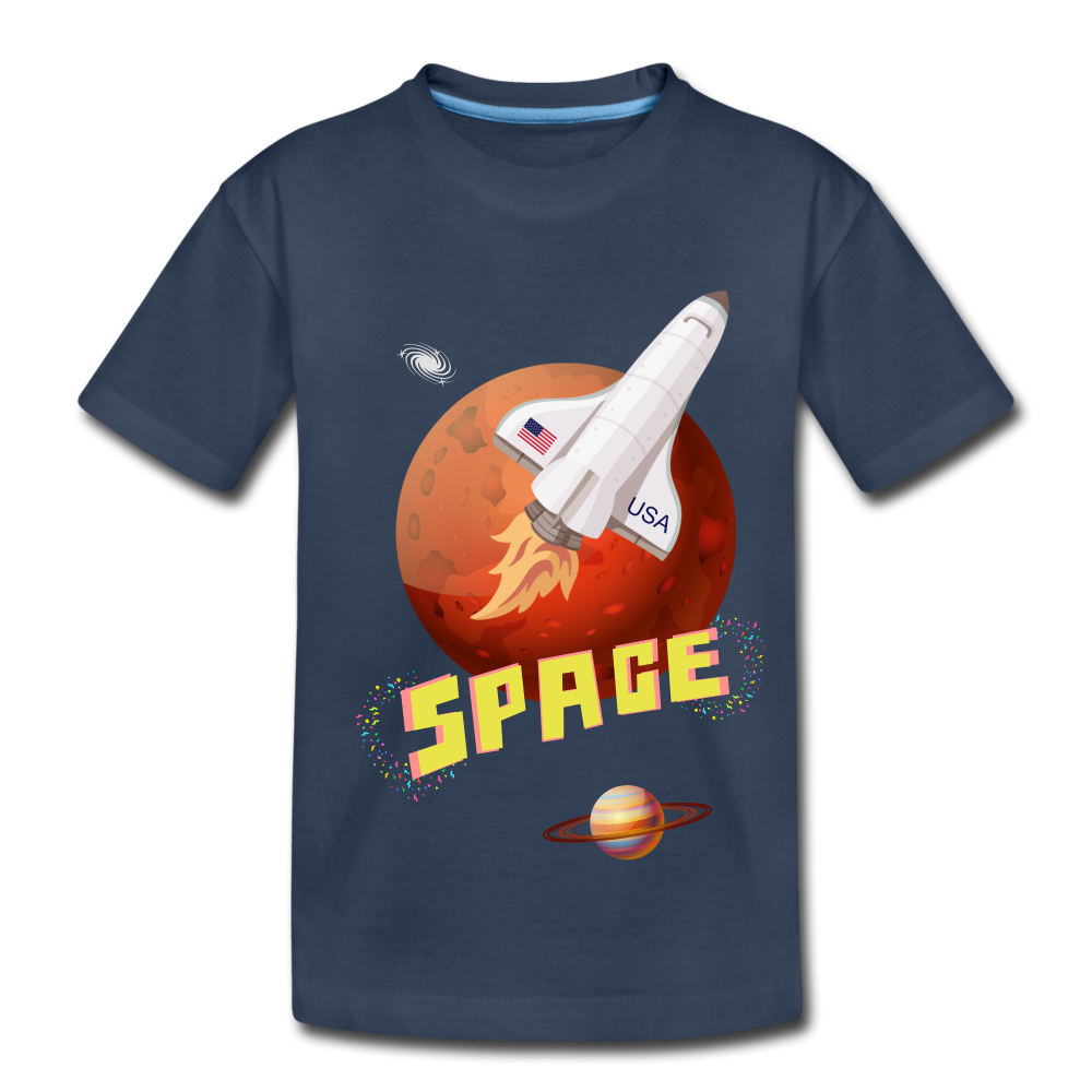 SPACE Teenager T-Shirt - Navy
