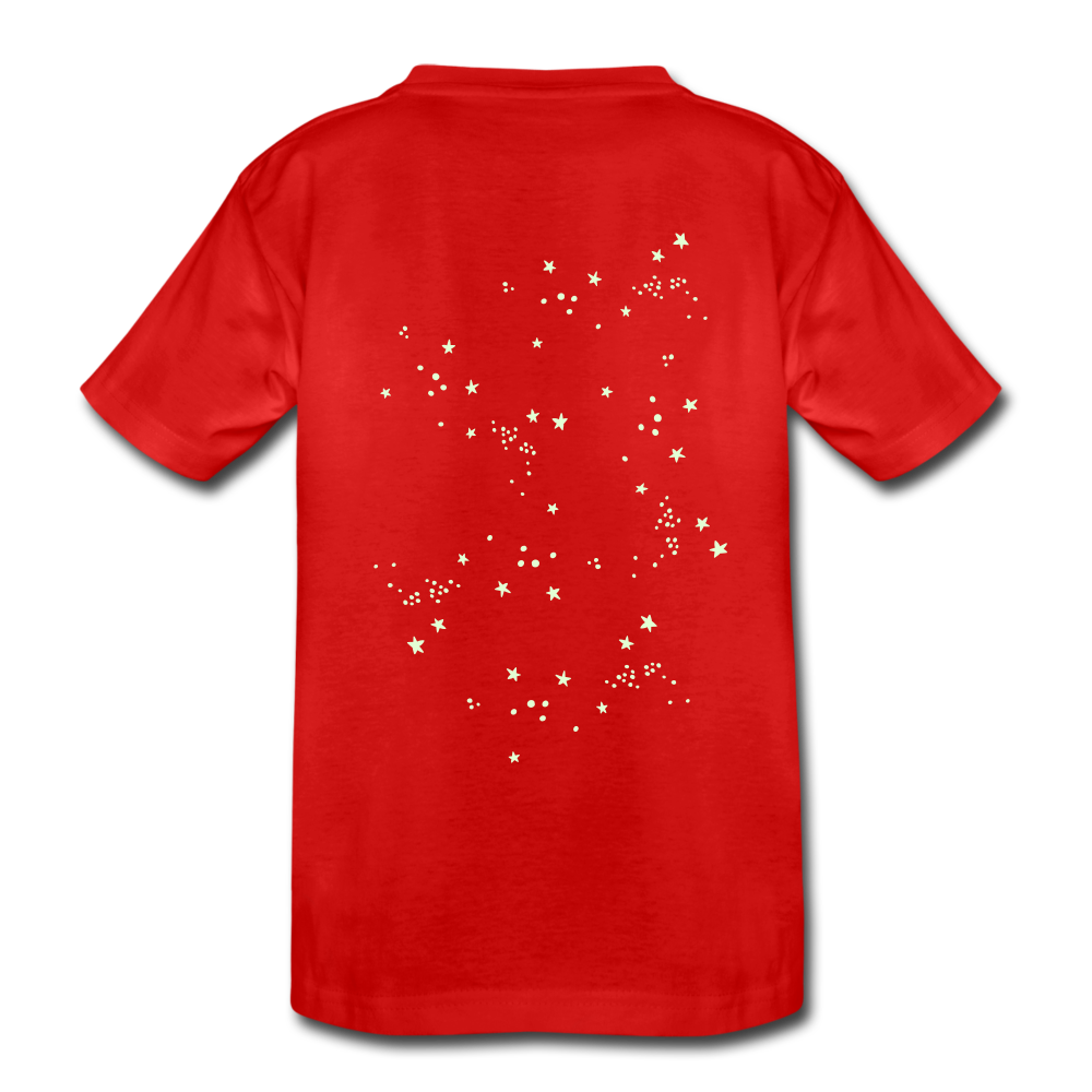 Sternschnuppe - Teenager T-Shirt - Rot