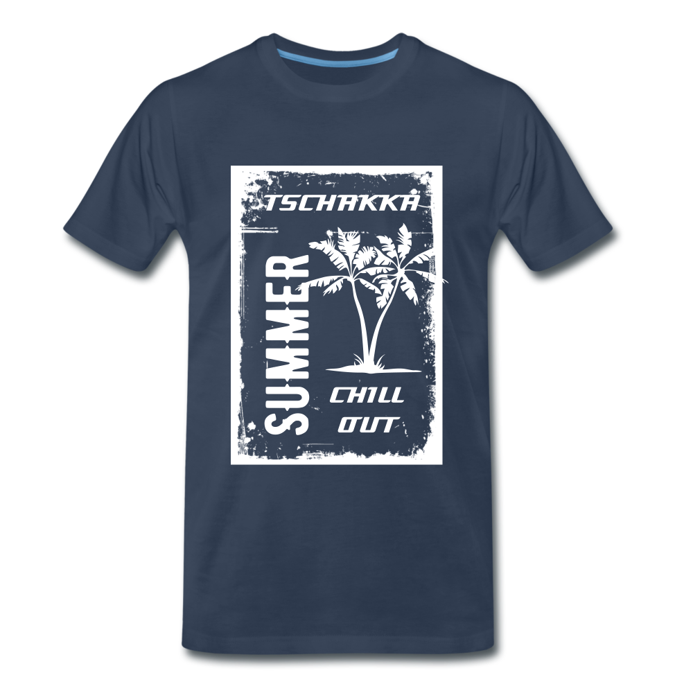 SUMMER CHILL OUT Männer T-Shirt - Navy