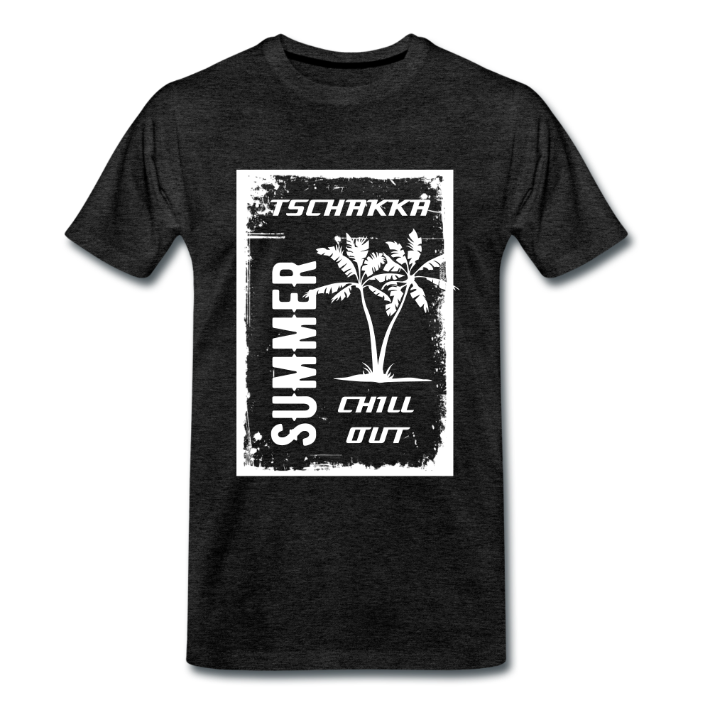 SUMMER CHILL OUT Männer T-Shirt - Anthrazit