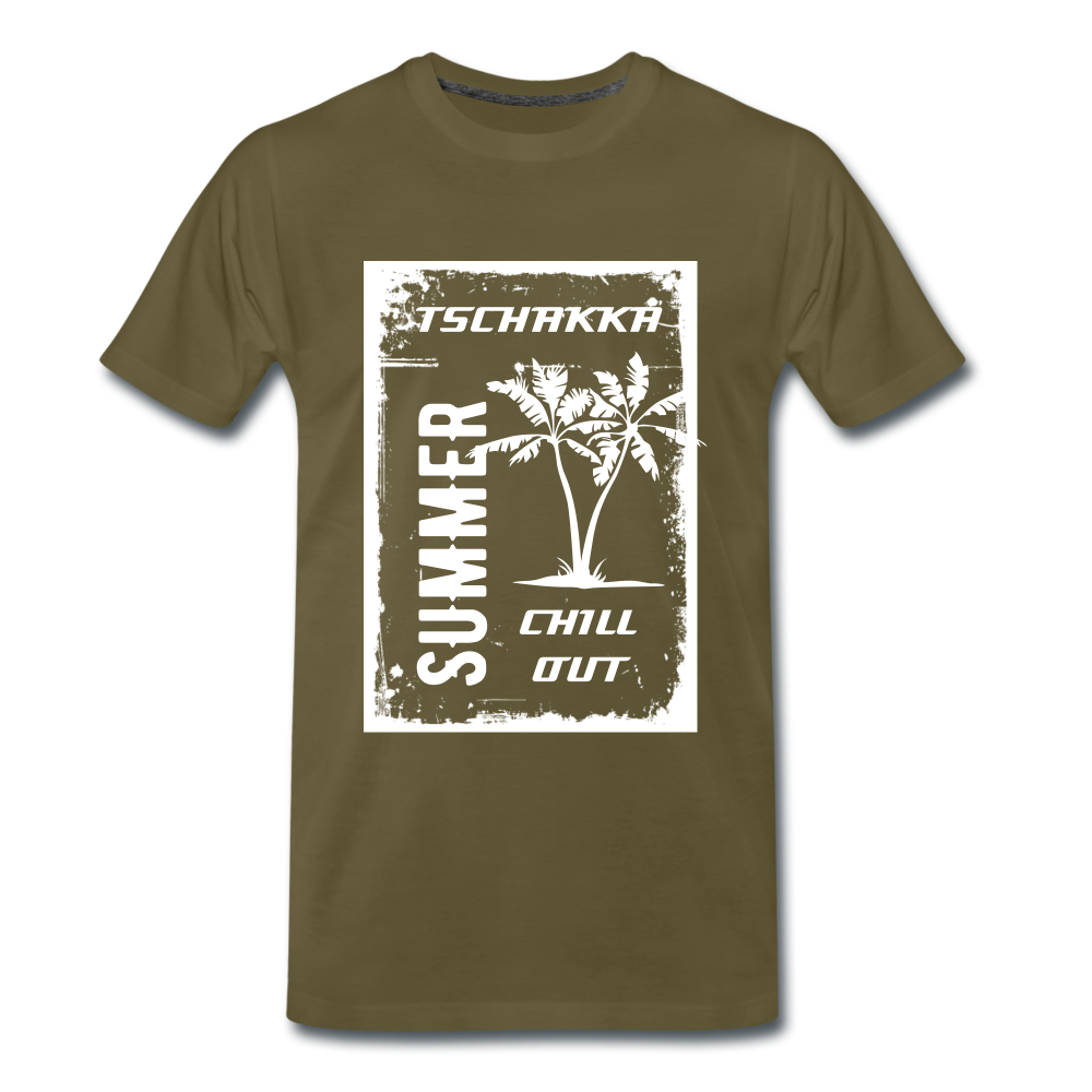 SUMMER CHILL OUT Männer T-Shirt - Khaki