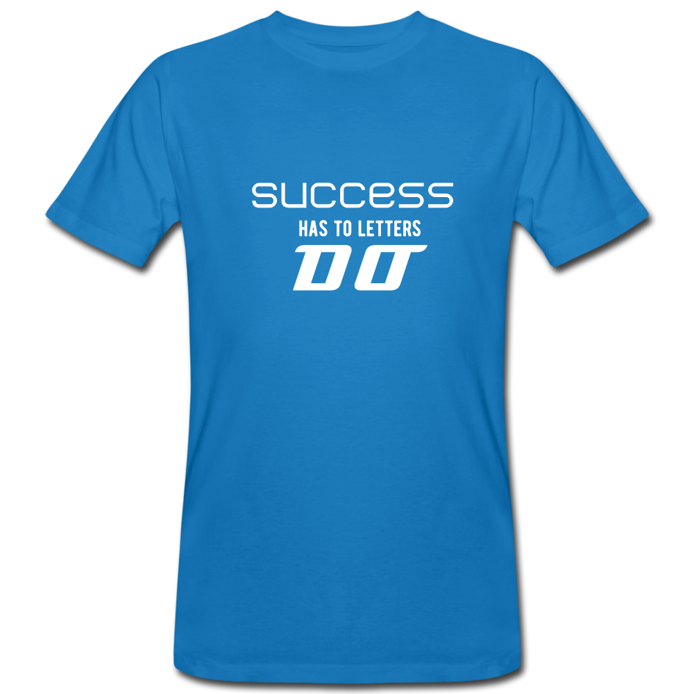 Success Bio-T-Shirt - Pfauenblau