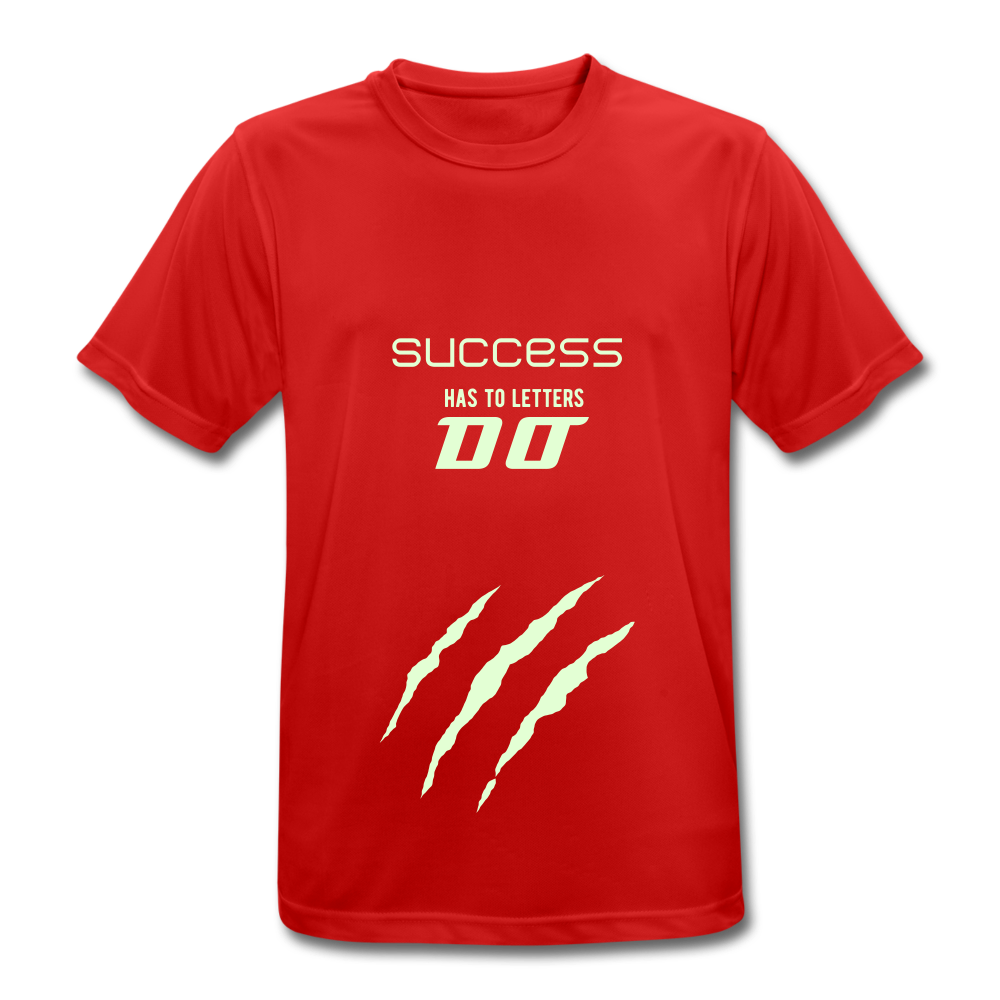 Männer Sport-Shirt atmungsaktiv & reflektierend - Rot