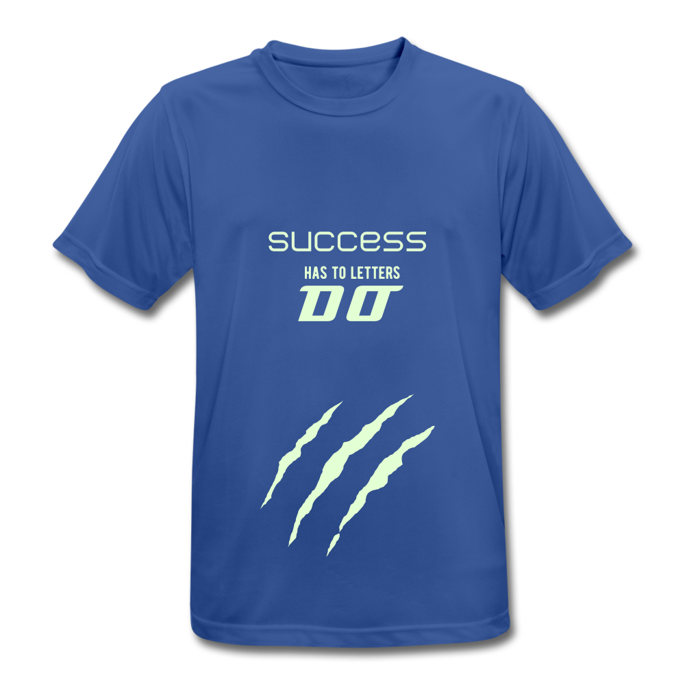 Männer Sport-Shirt atmungsaktiv & reflektierend - Royalblau