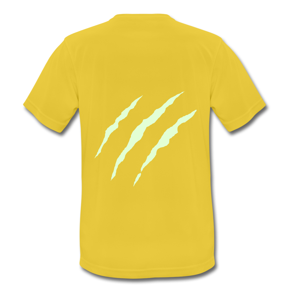 Männer Sport-Shirt atmungsaktiv & reflektierend - Sonnengelb