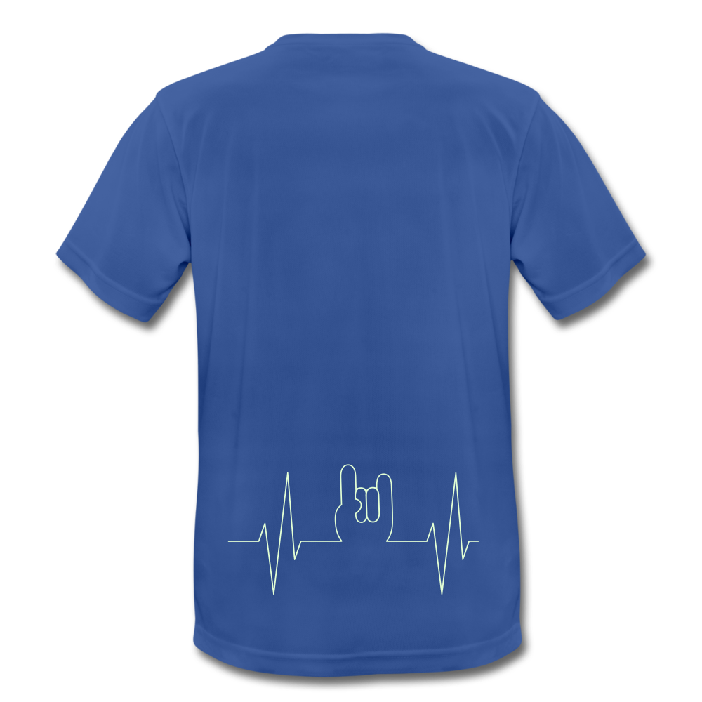 Männer Sport-Shirt atmungsaktiv & leuchtend - Royalblau
