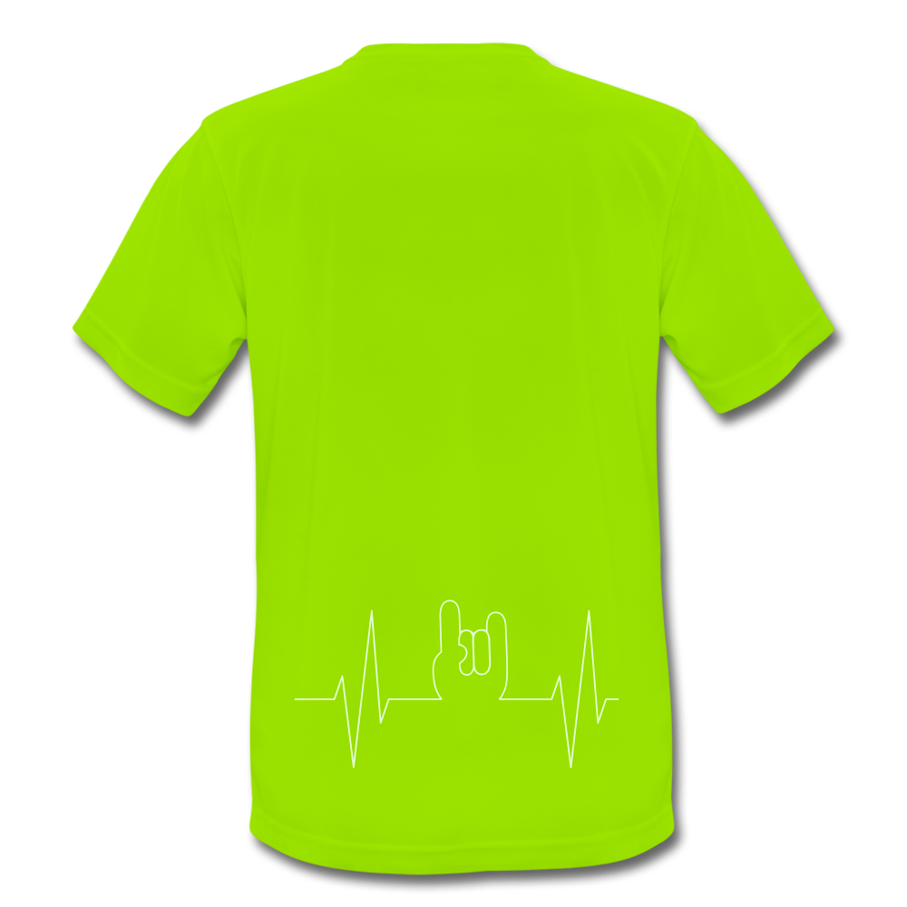 Männer Sport-Shirt atmungsaktiv & leuchtend - Neongrün
