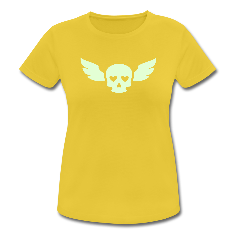 Frauen T-Shirt atmungsaktiv - Sonnengelb