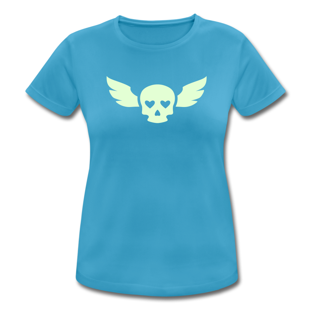 Frauen T-Shirt atmungsaktiv - Saphirblau