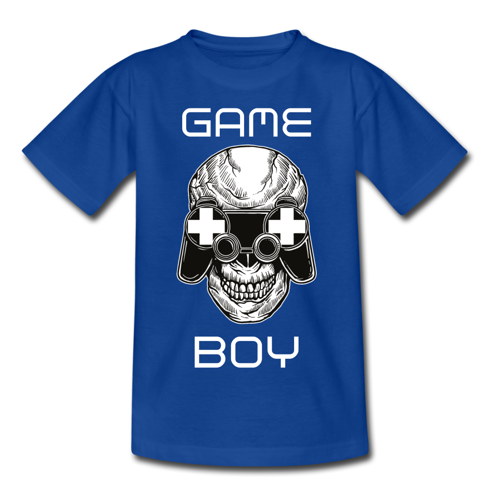 Teenager T-Shirt - "GAME BOY" - Royalblau