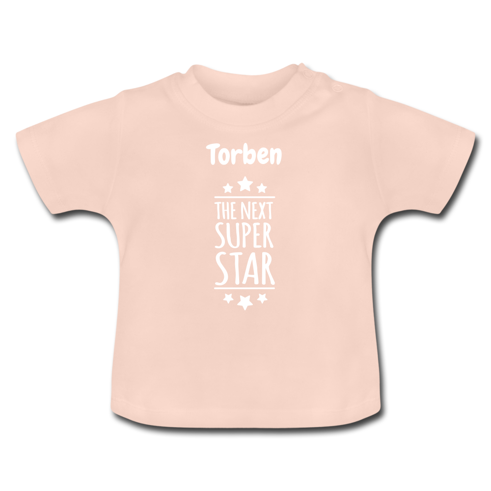 Baby T-Shirt - personalisierbar - Kristallrosa
