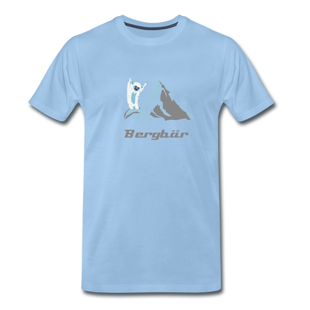 Bergbär - Männer Premium T-Shirt - Sky