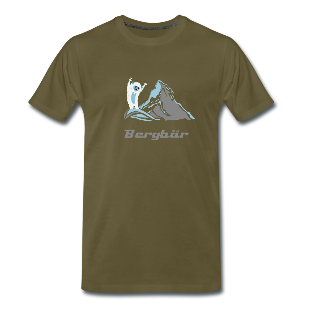 Bergbär - Männer Premium T-Shirt - Khaki