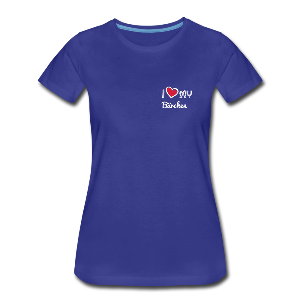Frauen Premium T-Shirt - Partnerlook personalisierbar - Königsblau