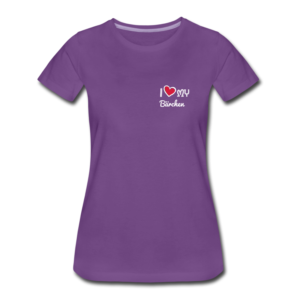 Frauen Premium T-Shirt - Partnerlook personalisierbar - Lila