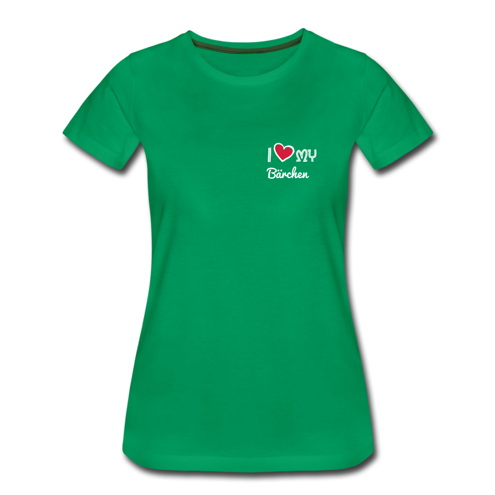 Frauen Premium T-Shirt - Partnerlook personalisierbar - Kelly Green