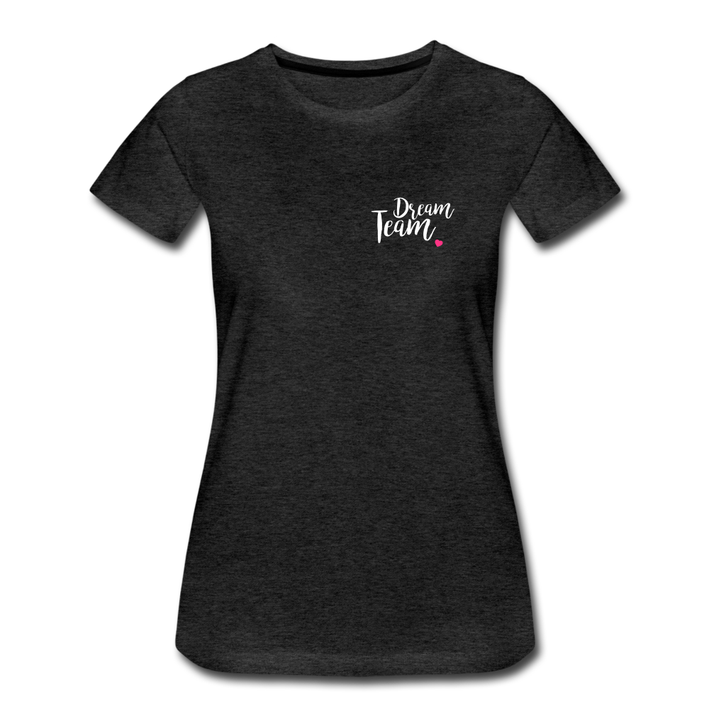 Frauen T-Shirt 💍 Partnerlook personalisierbar - Anthrazit