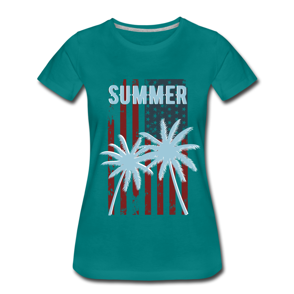 SUMMER Premium T-Shirt, women - Divablau