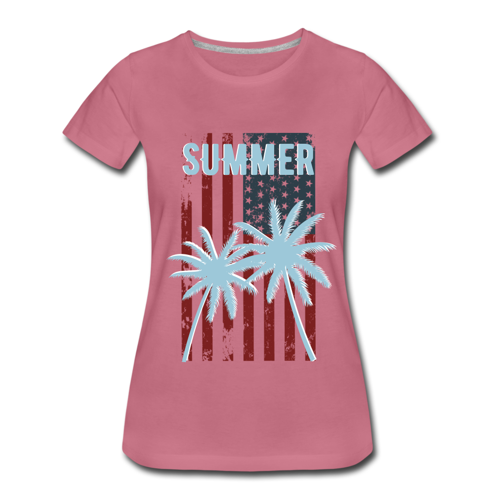 SUMMER Premium T-Shirt, women - Malve