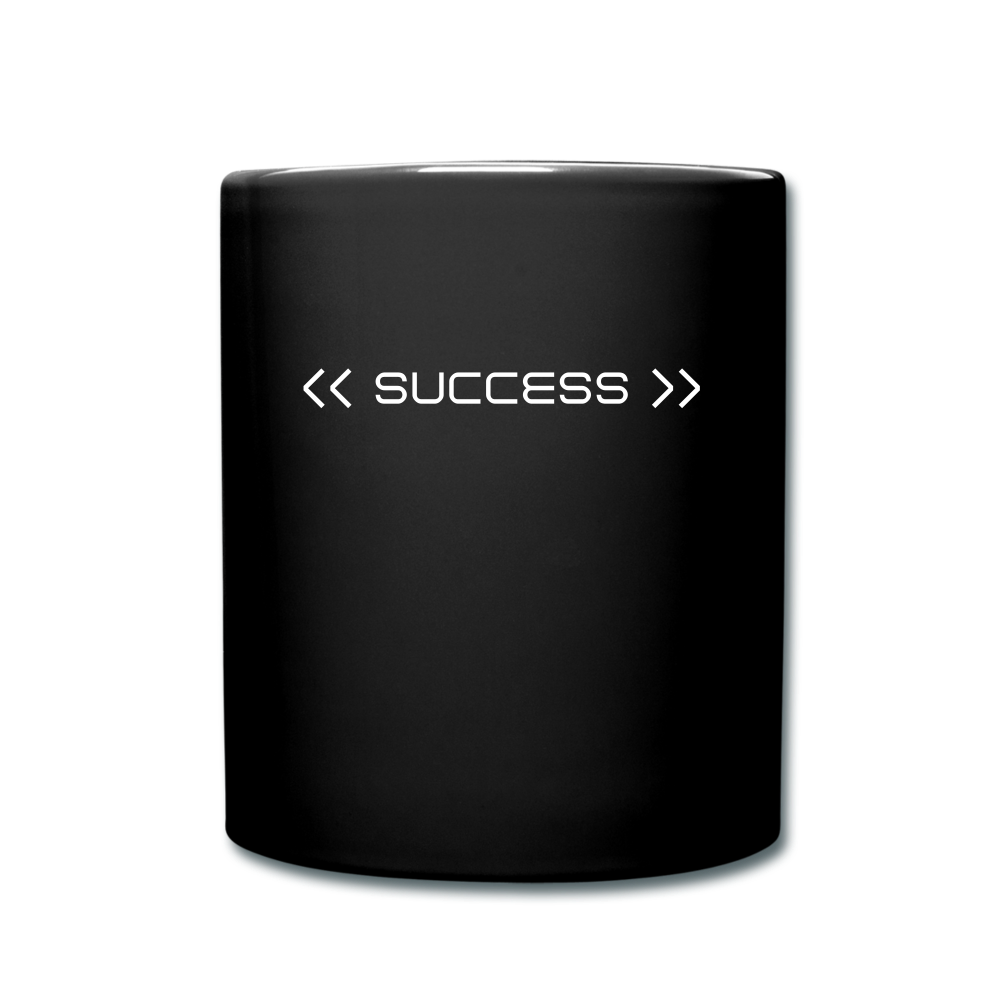 SUCCESS-Tasse einfarbig - Schwarz