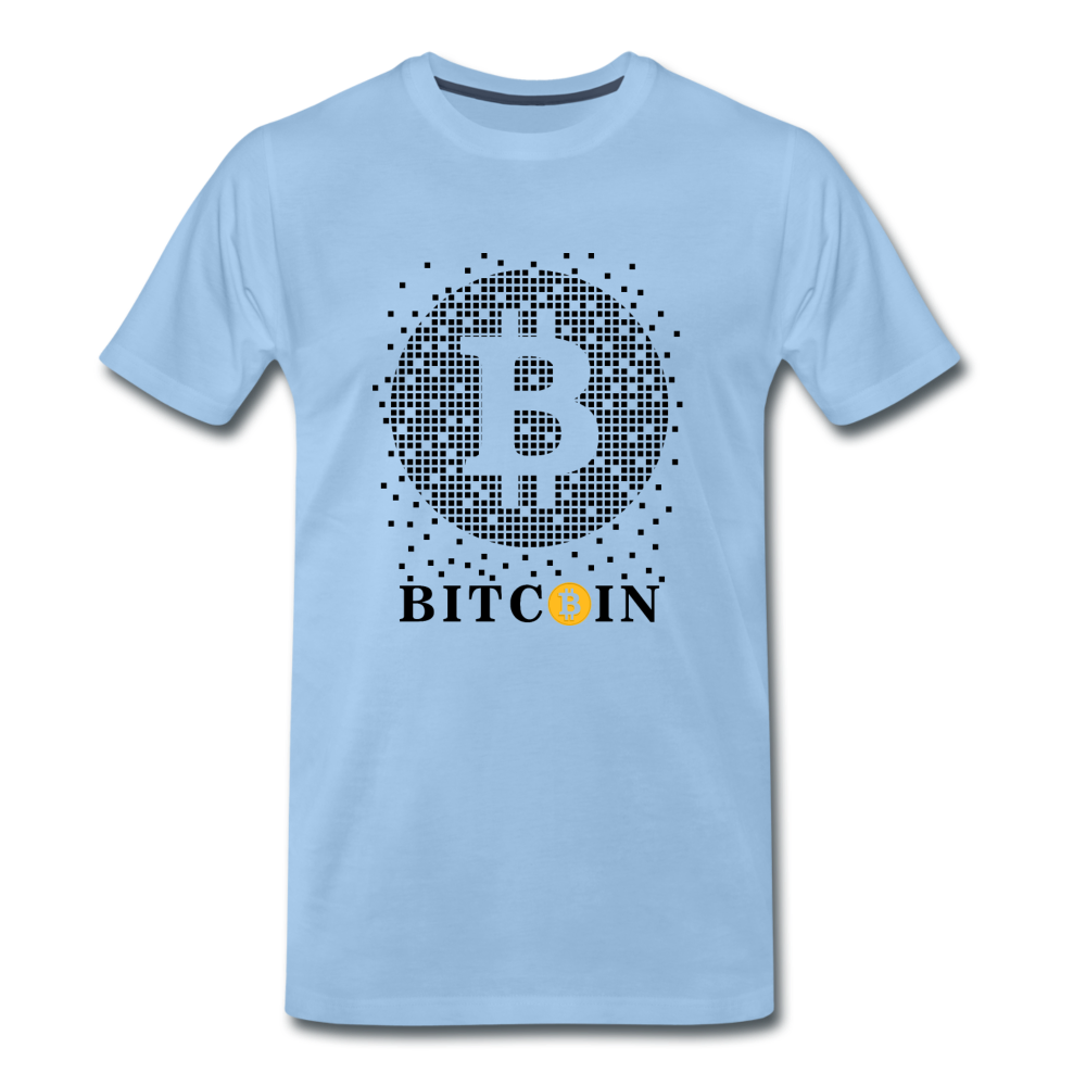 BITCOIN - Premium T-Shirt - Sky