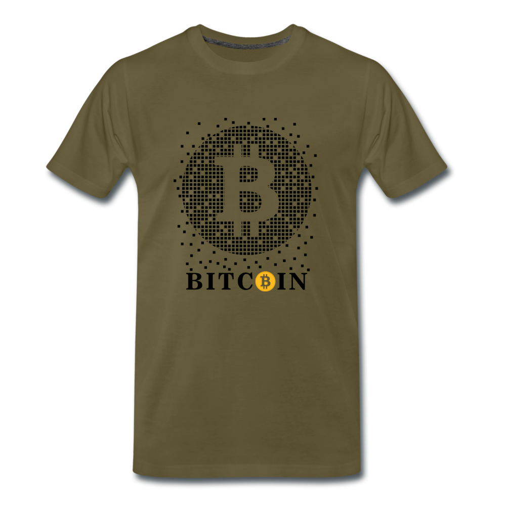 BITCOIN - Premium T-Shirt - Khaki