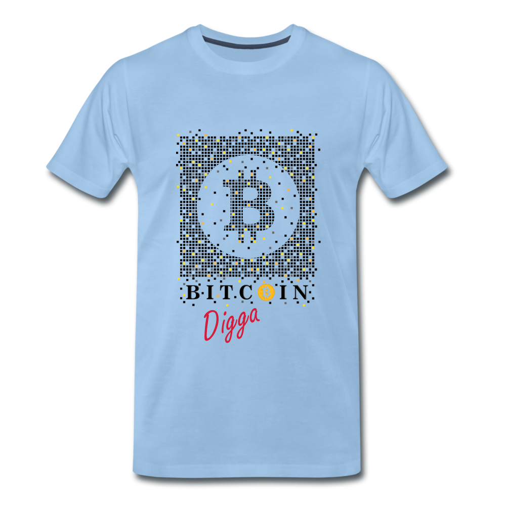 Bitcoin Digga - T-Shirt - Sky
