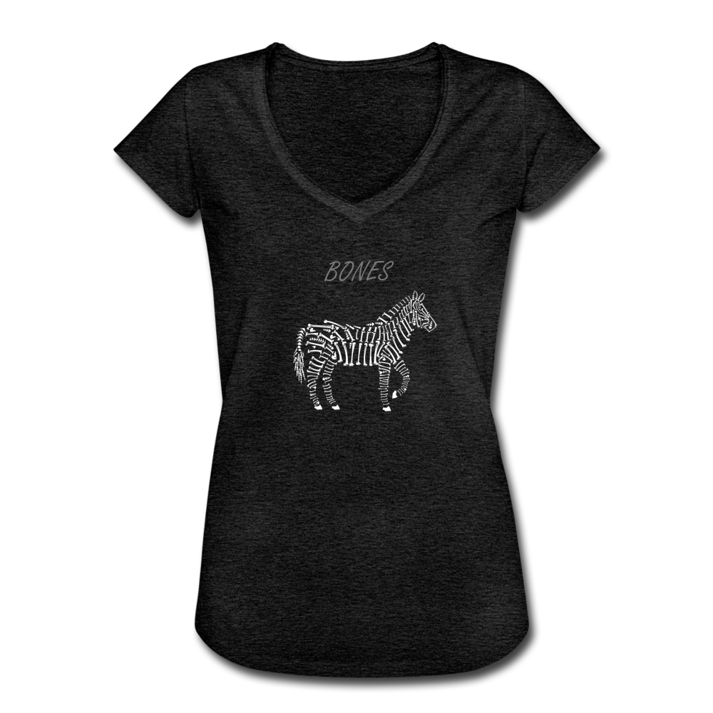 BONES - Zebra Vintage T-Shirt women - Anthrazit