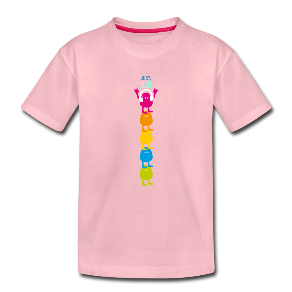 JUST UGH - Kinder Premium T-Shirt - Hellrosa