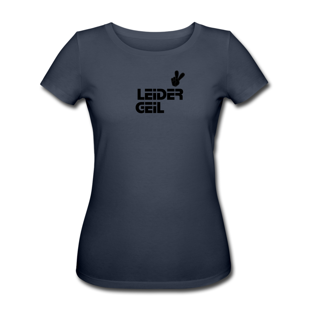Leder Geil - Frauen T-Shirt - Navy