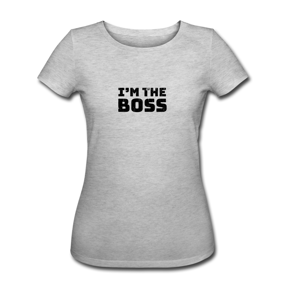 I´m the Boss-T-Shirt - Grau meliert