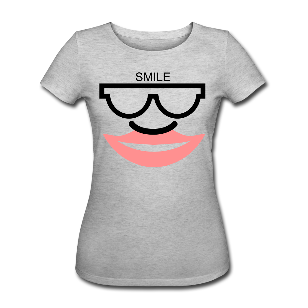 SMILE T-Shirt, Stanley & Stella - Grau meliert
