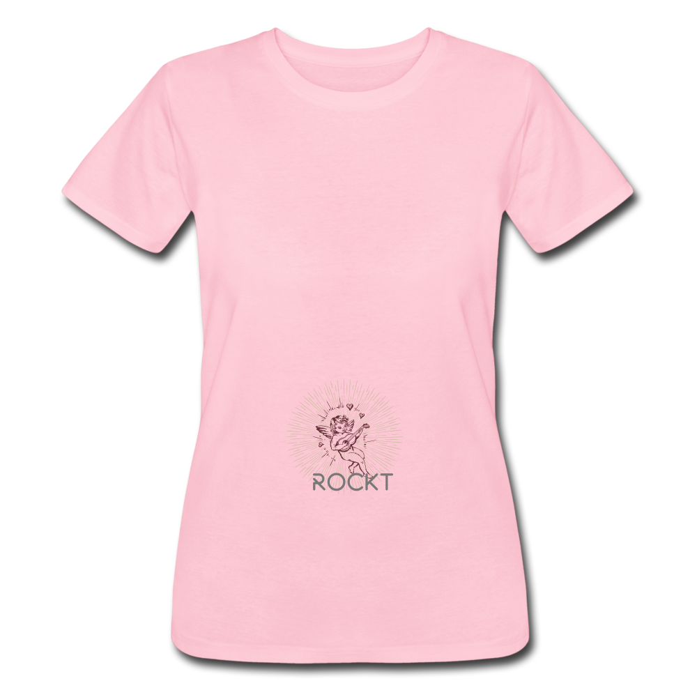 Frauen T-Shirt "ROCKT" - Pinklady