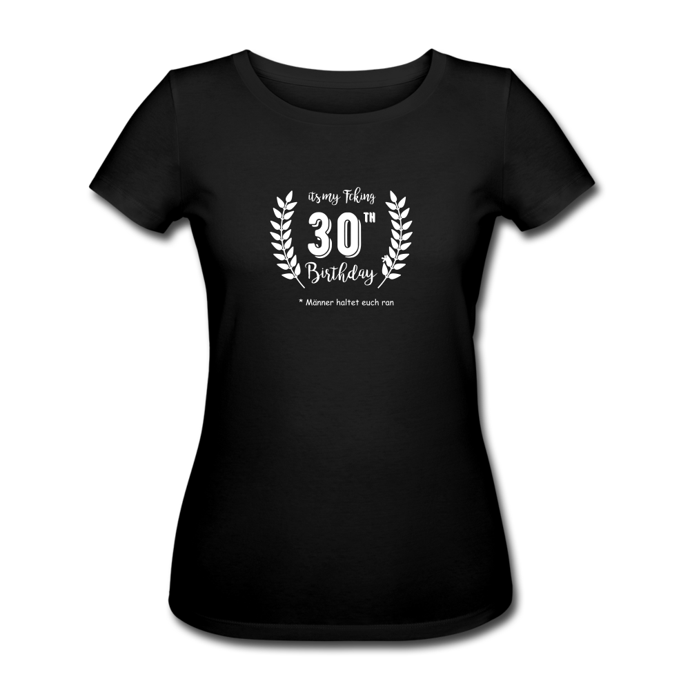 Frauen T-Shirt zum 30.Geburtstag - Schwarz