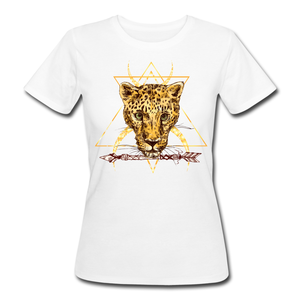 T-Shirt mit Gepard - Weiß