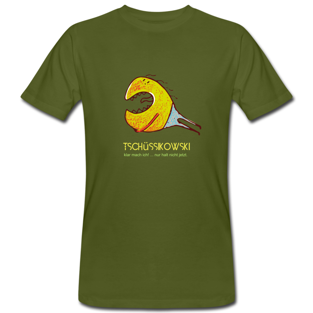 "Tschüssikowski" -T-Shirt - Moosgrün