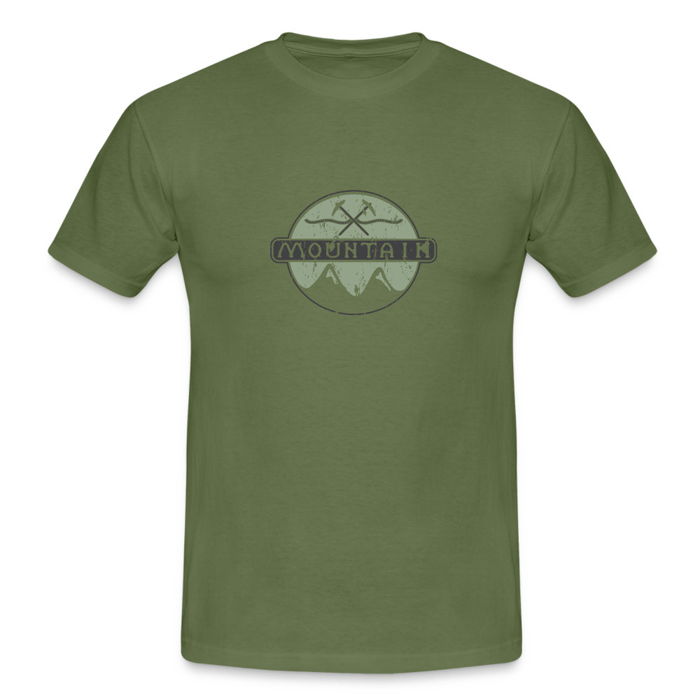 Mountain Männer T-Shirt - Militärgrün