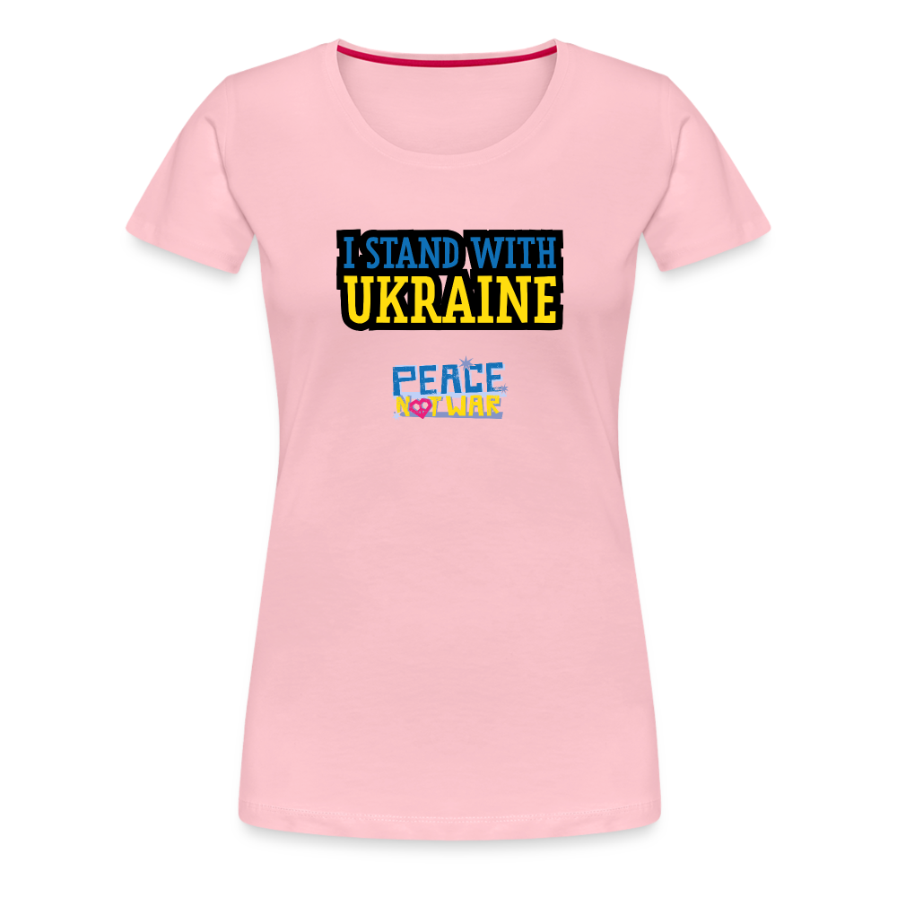 Ukraine T-Shirt - peace not war - Hellrosa