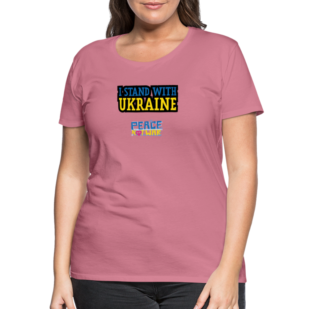 Ukraine T-Shirt - peace not war - Malve