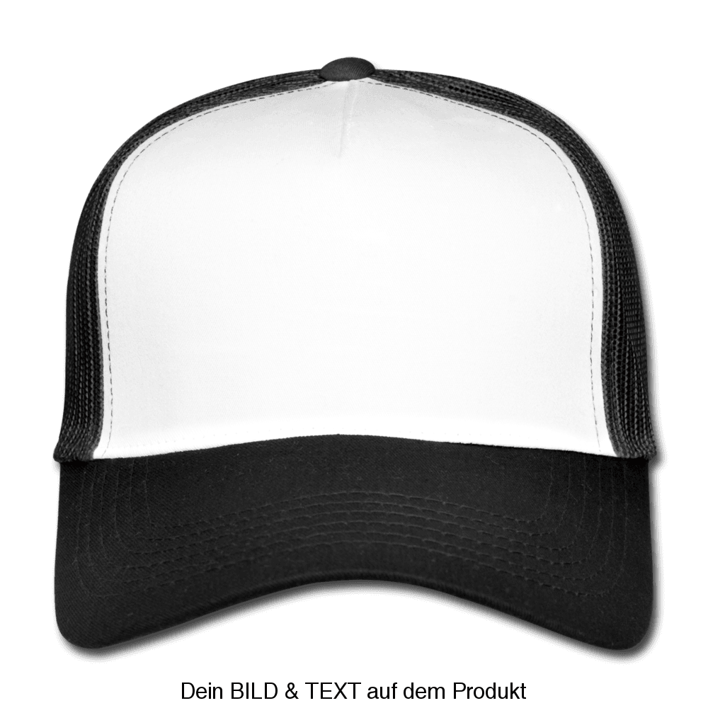 Trucker Cap - white/black