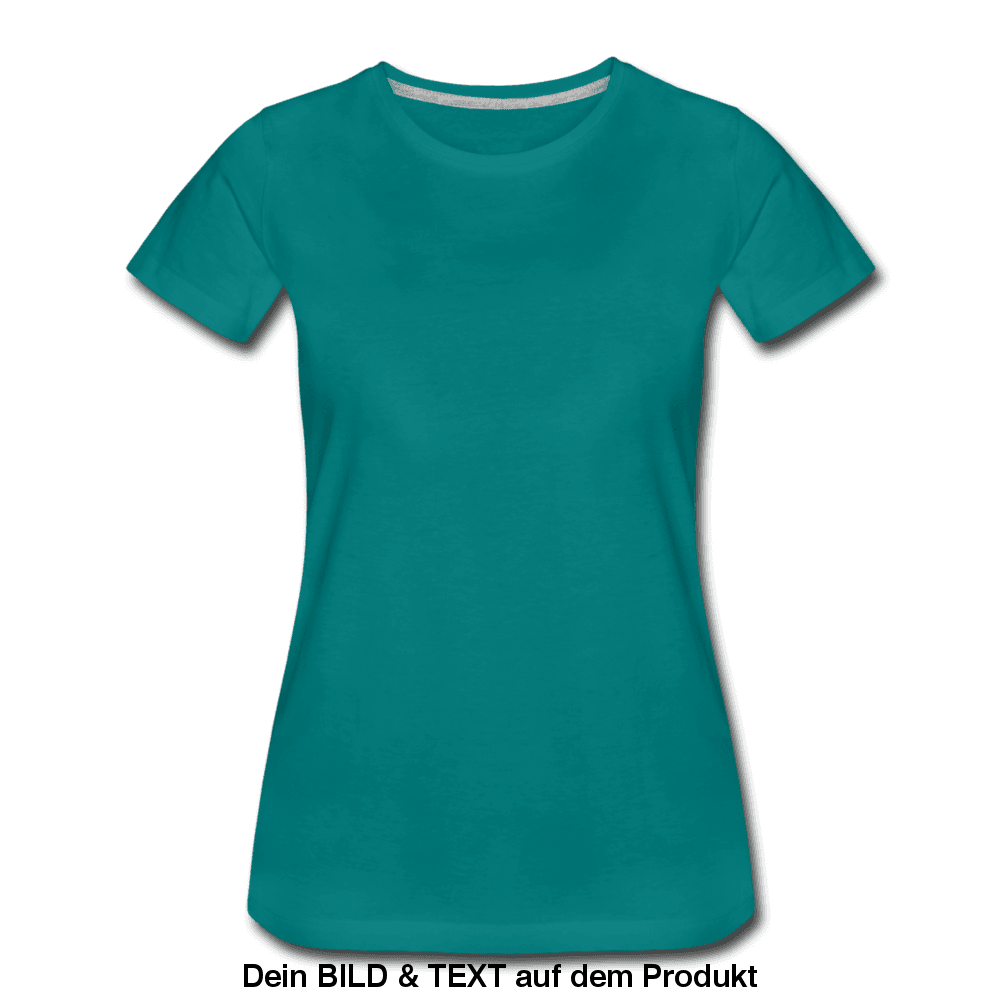 Women’s Premium✨ T-Shirt - leicht tailliert - Divablau