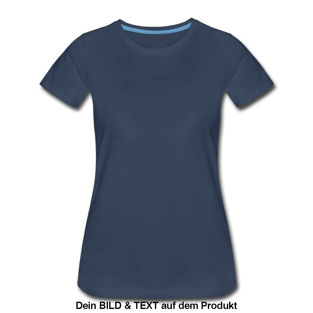 Women’s Premium✨ T-Shirt - leicht tailliert - Navy